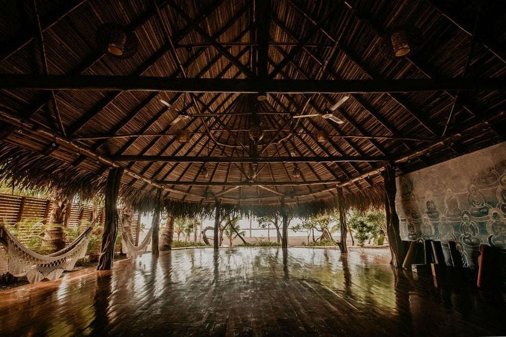 Yoga shala at Sansara resort