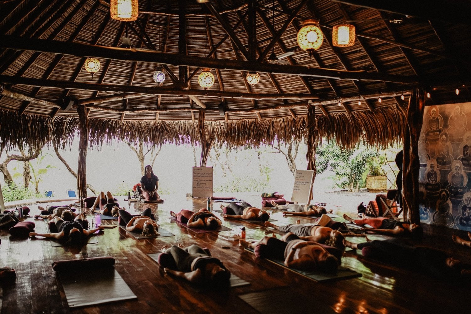 Daily yoga session at Sansara Surf and Yoga Resort
